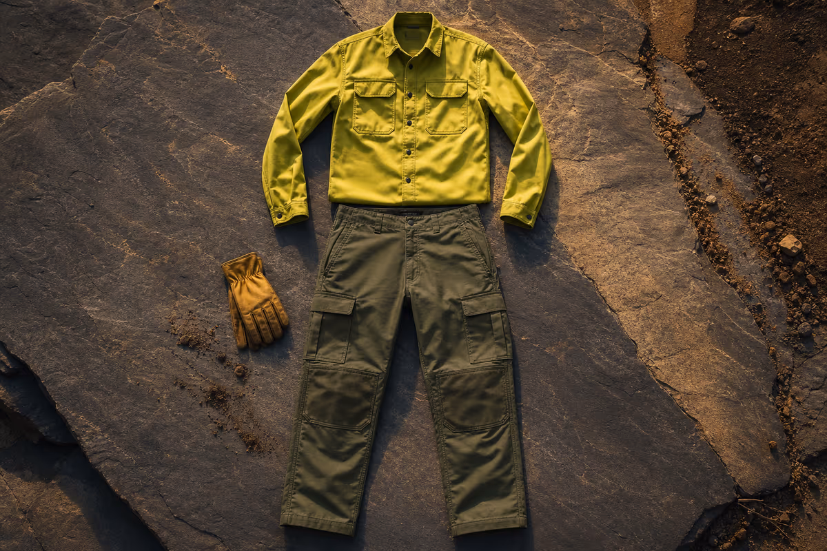 Conjunto dual forestal y rescate para bombero