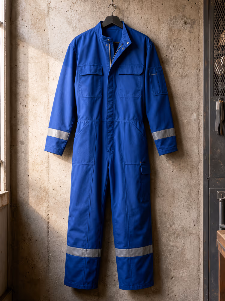 Overol ignífugo NFPA 2112 para riesgo de flamazo